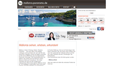 Desktop Screenshot of mallorca-panorama.de
